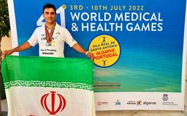 کسب مدال طلای پزشکان جهان در ورزش شنا 
