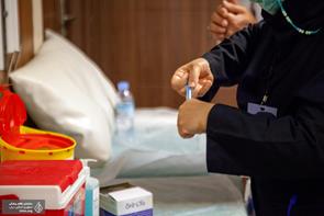 فریم هایی از واکسیناسیون بخش خصوصی در  بیمارستان های خصوصی تهران