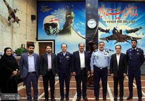 مراسم امضای تفاهم نامه با فرماندهی نیروی هوایی ارتش جمهوری اسلامی ایران 17 فروردین 1401 