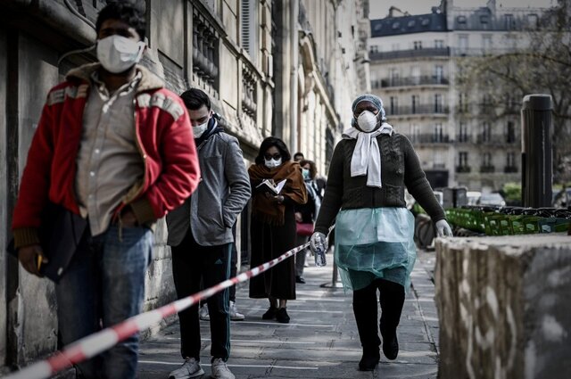  روند صعودی آمار مبتلایان به کرونا در فرانسه
