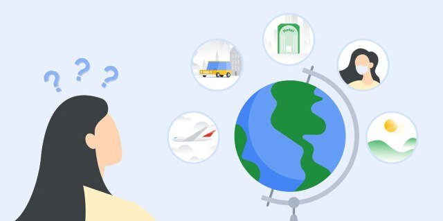 گوگل از وضعیت کرونا در مقصد سفر شما می‌گوید