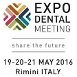 EXPO DENTAL MEETING will be held in Italy on 19-21 May 2016